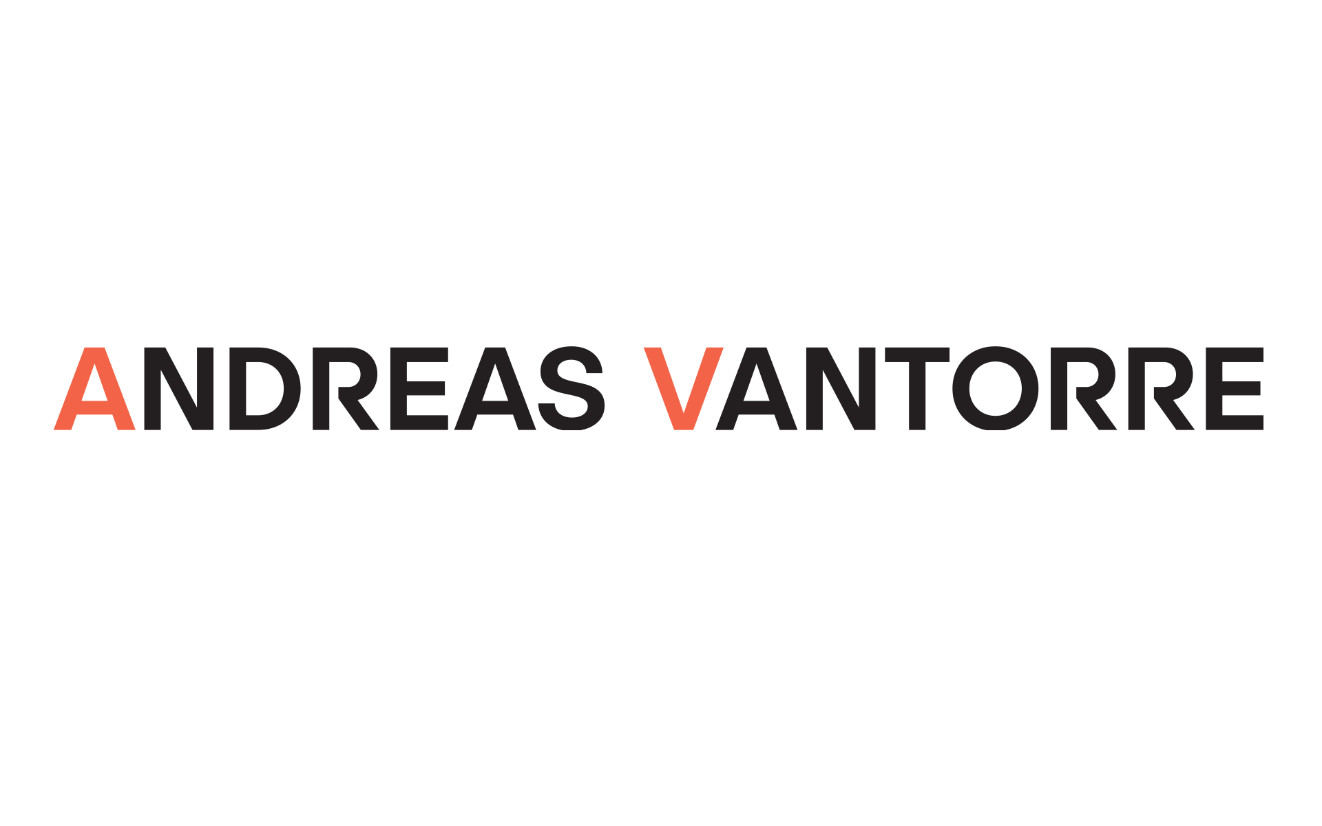 Corporate Design Andreas Vantorre, Logotype-Entwicklung-1