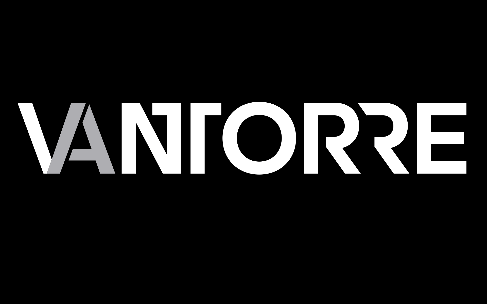 Corporate Design Andreas Vantorre, Logotype-Entwicklung, Schwarz-Weiß-Version