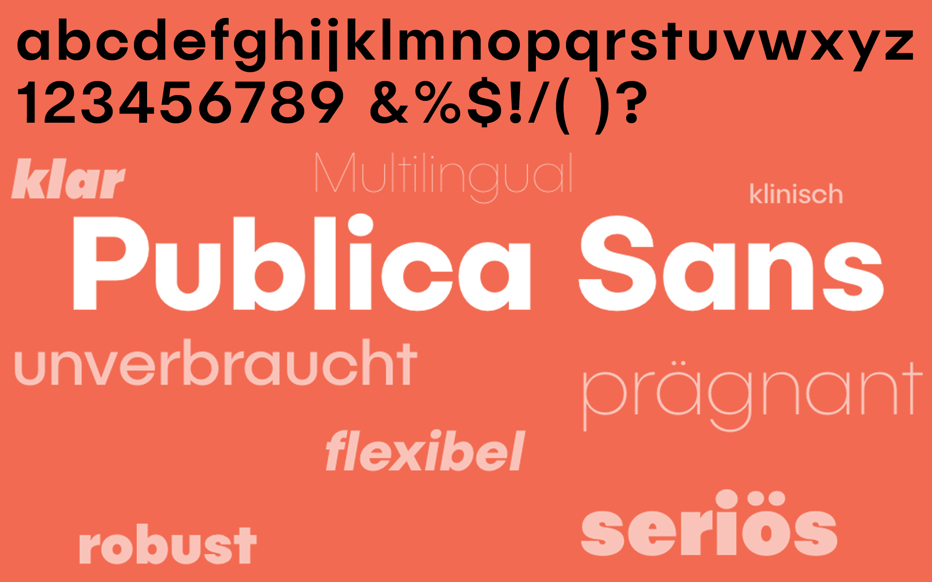Corporate Design Andreas Vantorre, Corporate Typeface
