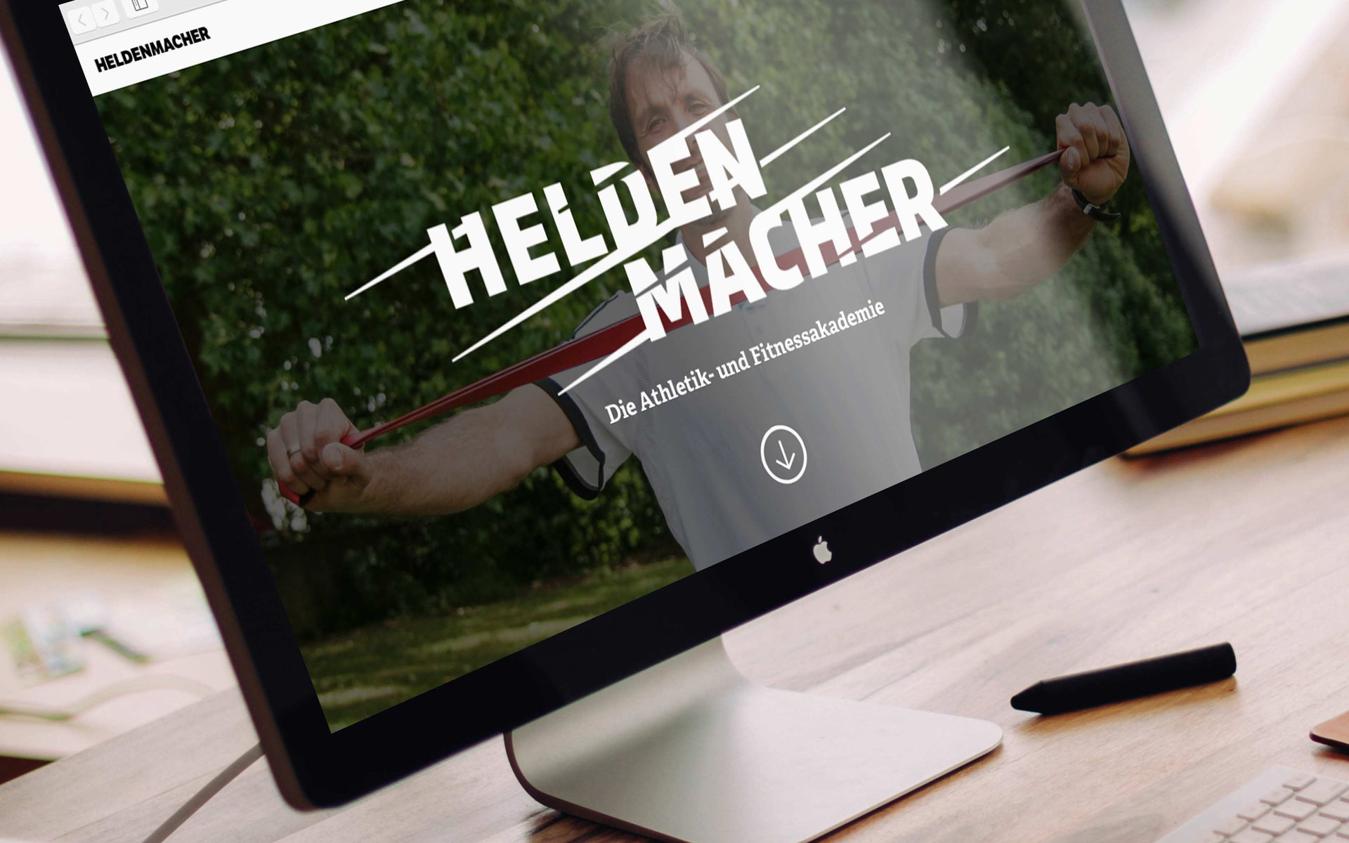 Corporate Design HELDENMACHER, Webdesign, Website
